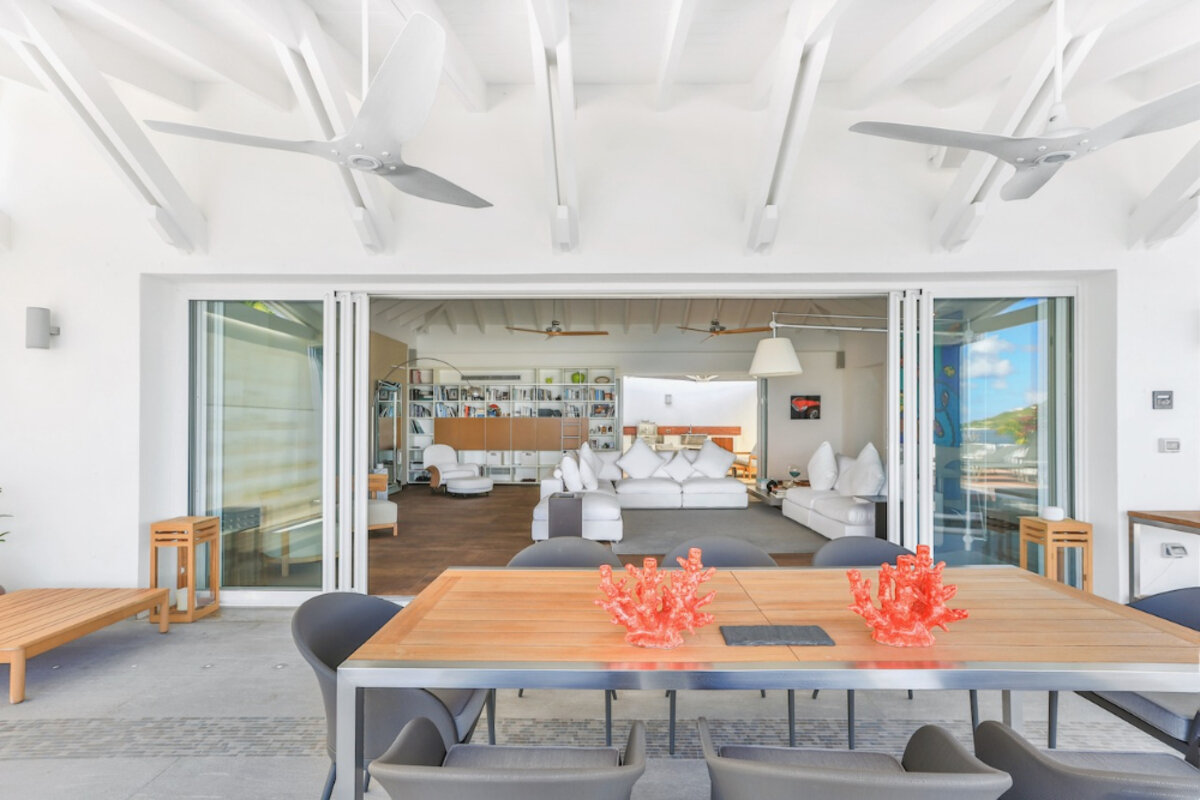 DeLuxe Villa Boat Slip gates community SXM