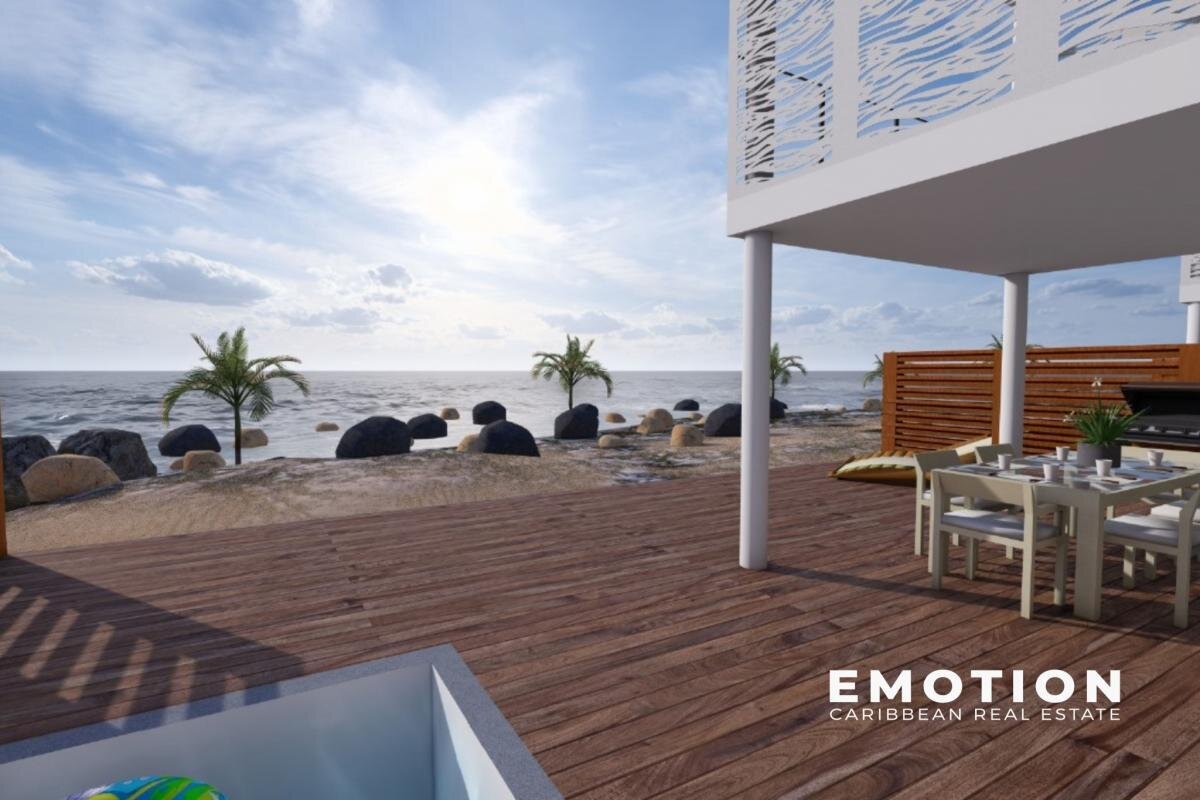 Villa T4 en bord de mer à Oyster Pond