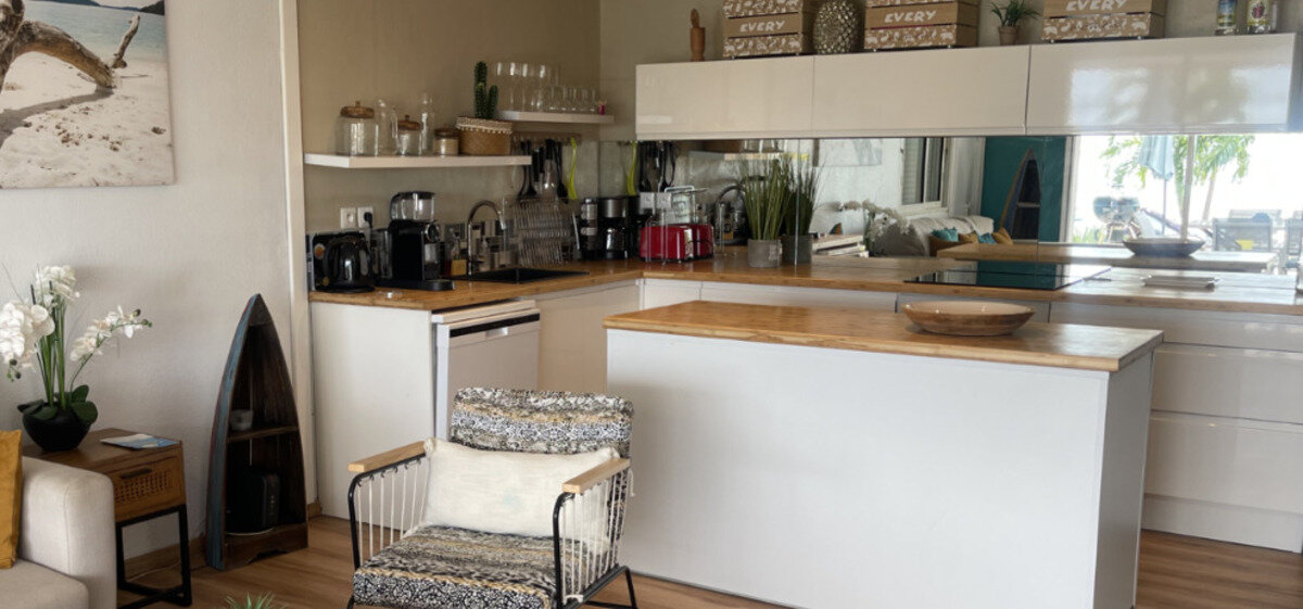 Villa vue panoramique depuis la Baie de Cul de Sac