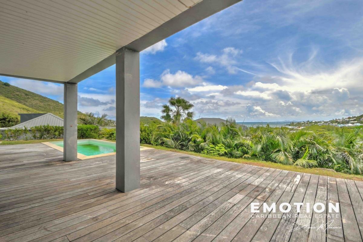 Villa T4 individuelle avec vue mer sur Saint Barthélémy