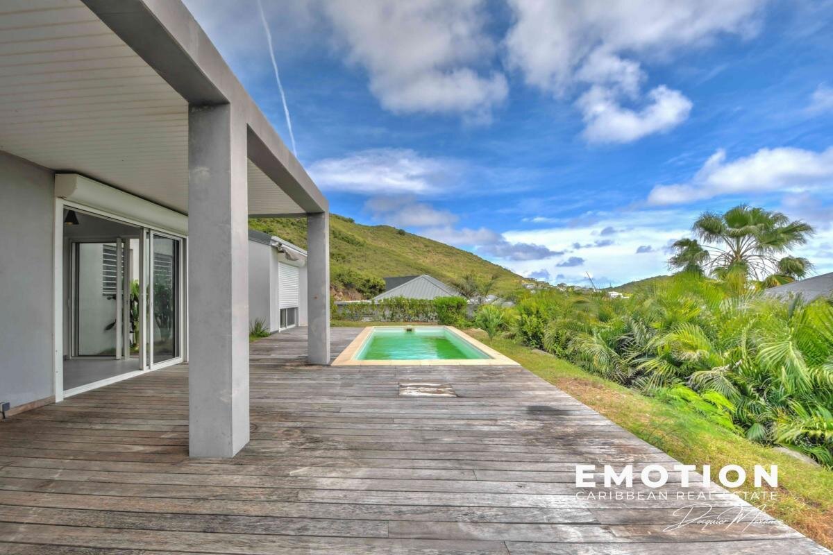 Villa T4 individuelle avec vue mer sur Saint Barthélémy