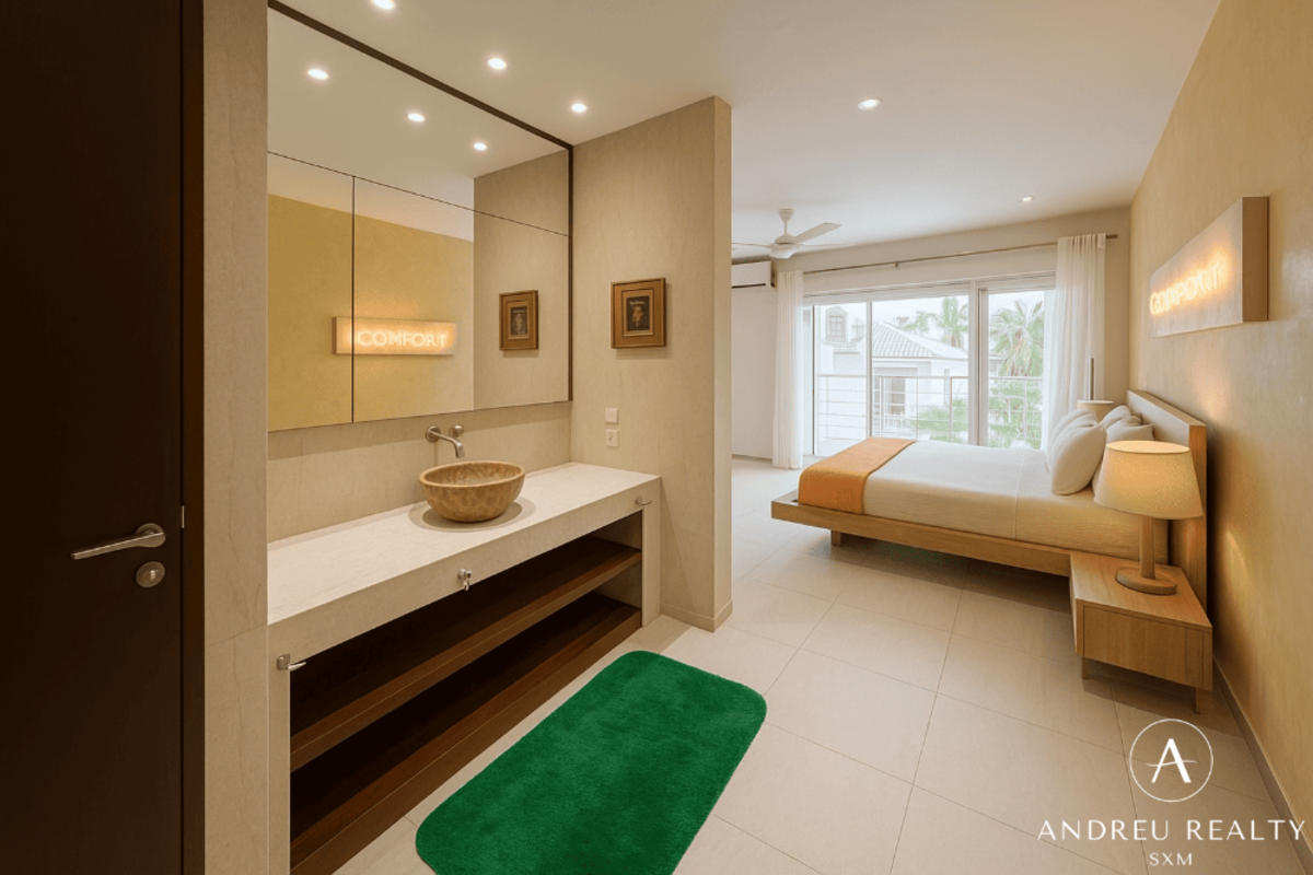 Élégant Condo 3 Chambres – Cupecoy Beach Club