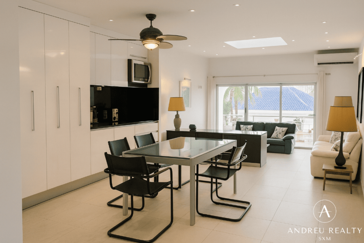 Élégant Condo 3 Chambres – Cupecoy Beach Club