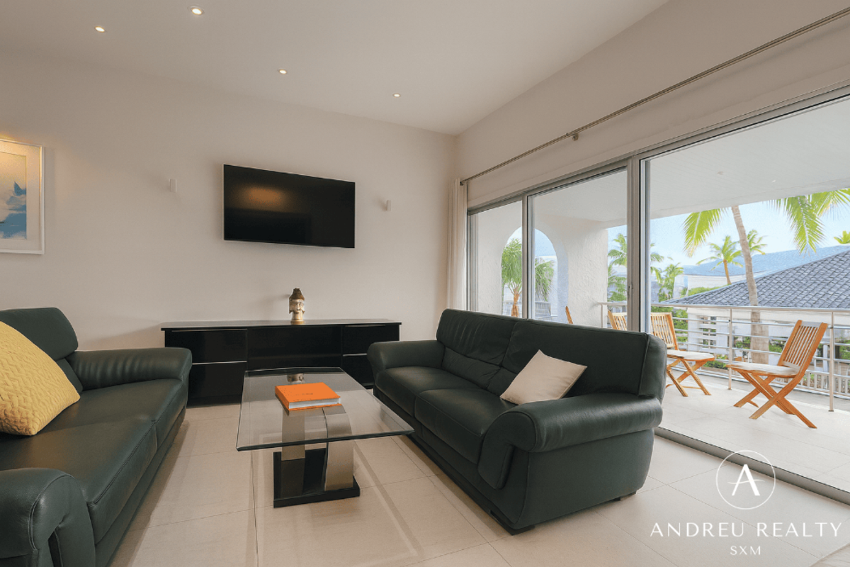 Élégant Condo 3 Chambres – Cupecoy Beach Club