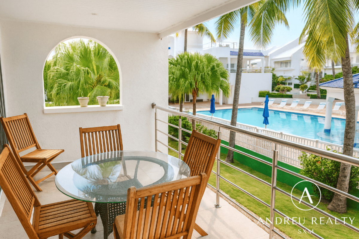 Élégant Condo 3 Chambres – Cupecoy Beach Club