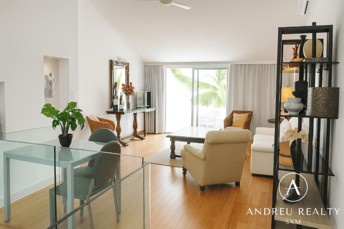 Élégant Condo 3 Chambres – Cupecoy Beach Club