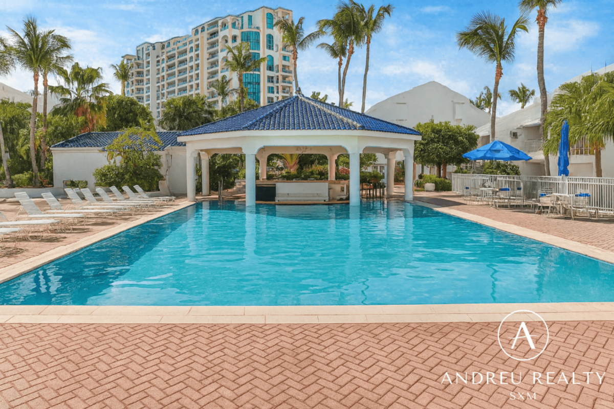 Élégant Condo 3 Chambres – Cupecoy Beach Club