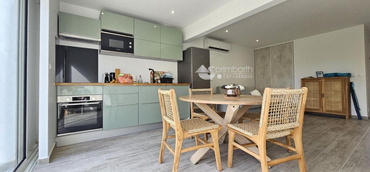 Proche Marigot - Apt 1 Chb 2 Sdb meublé