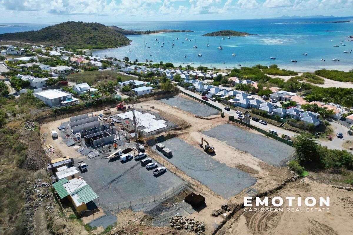 Villa T3 avec jardin et piscine individuelle à Cul de Sac