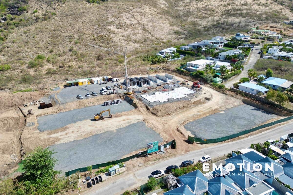 Villa T3 avec jardin et piscine individuelle à Cul de Sac