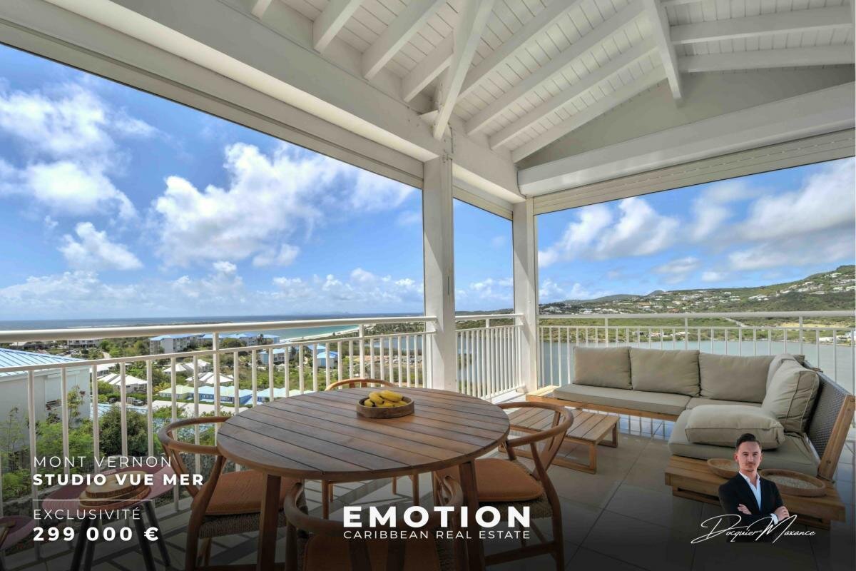 Appartement T1 avec vue mer à 180o sur la plage