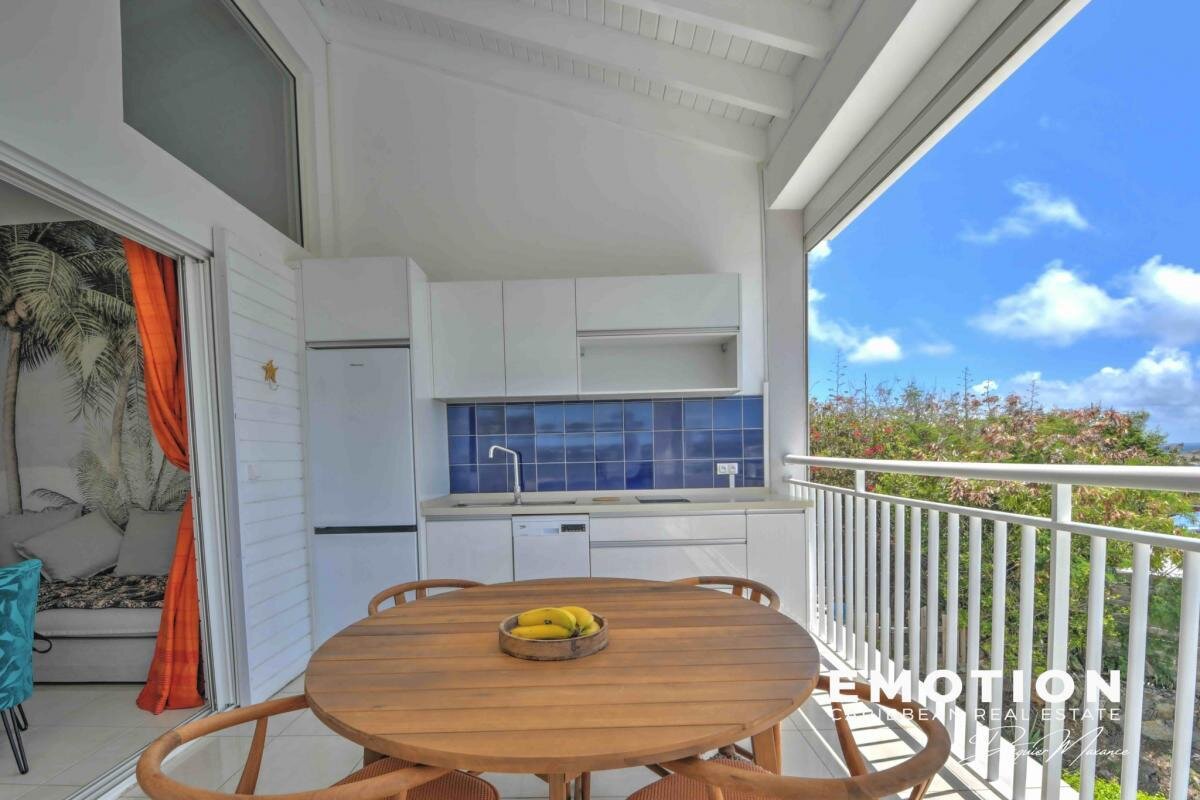 Appartement T1 avec vue mer à 180o sur la plage