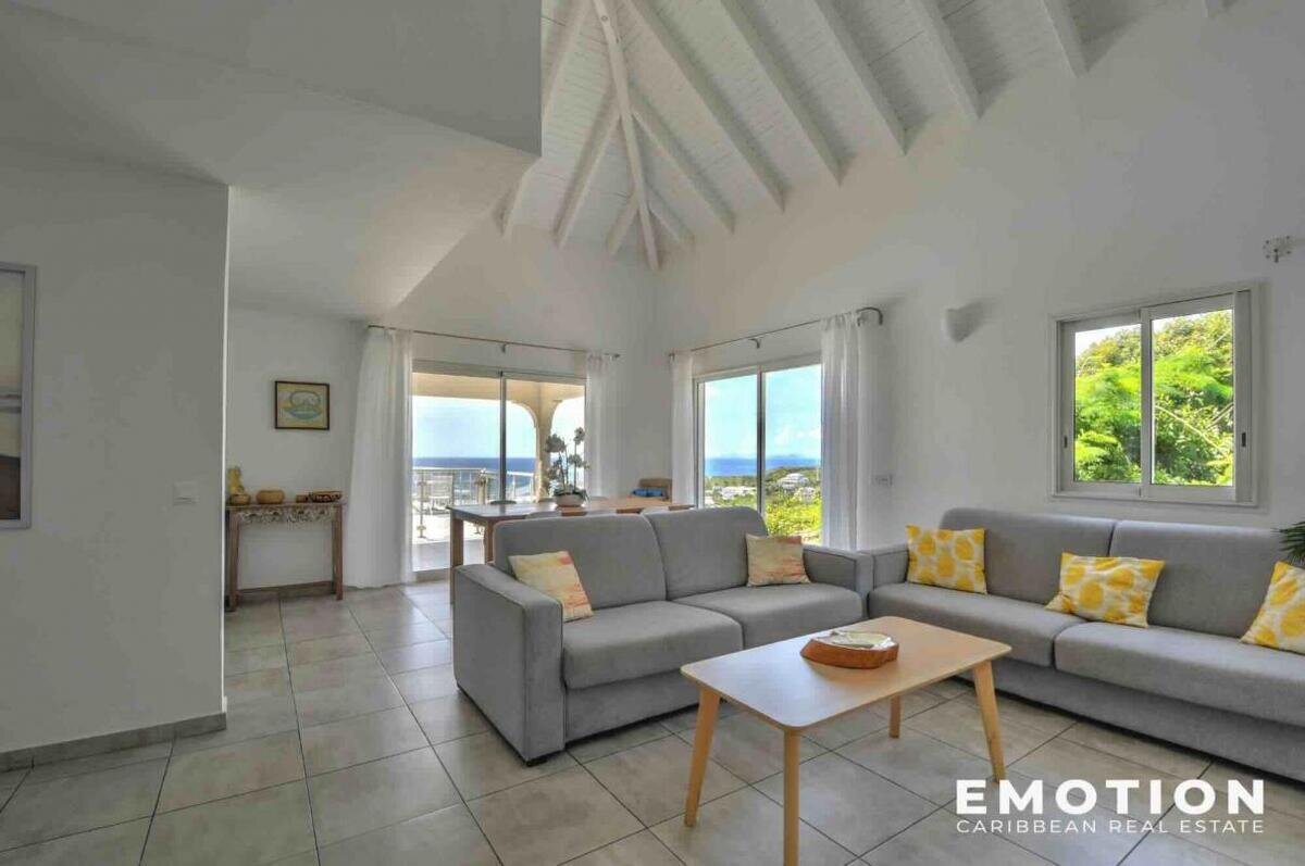 Ensemble immobilier pleine vue mer de deux villas + 3 appart