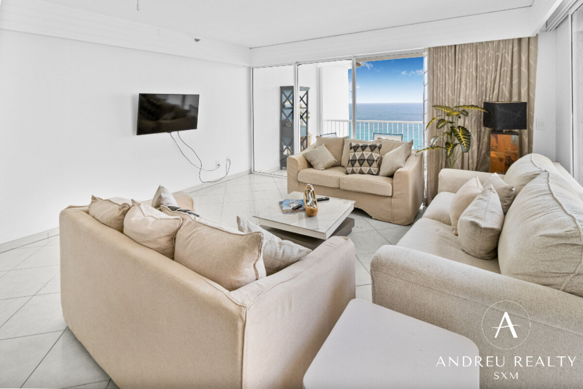 Penthouse Front de mer à Cupecoy