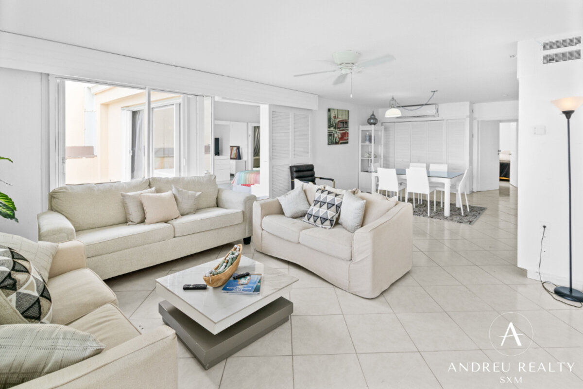 Penthouse Front de mer à Cupecoy