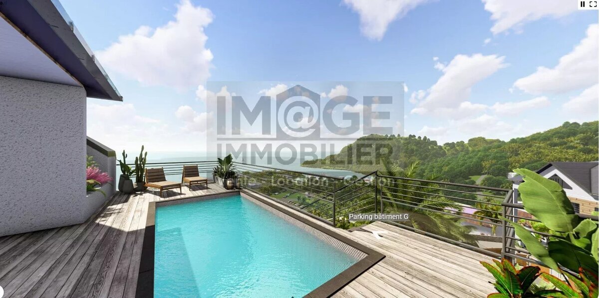 T4 Penthouse avec piscine, vue mer