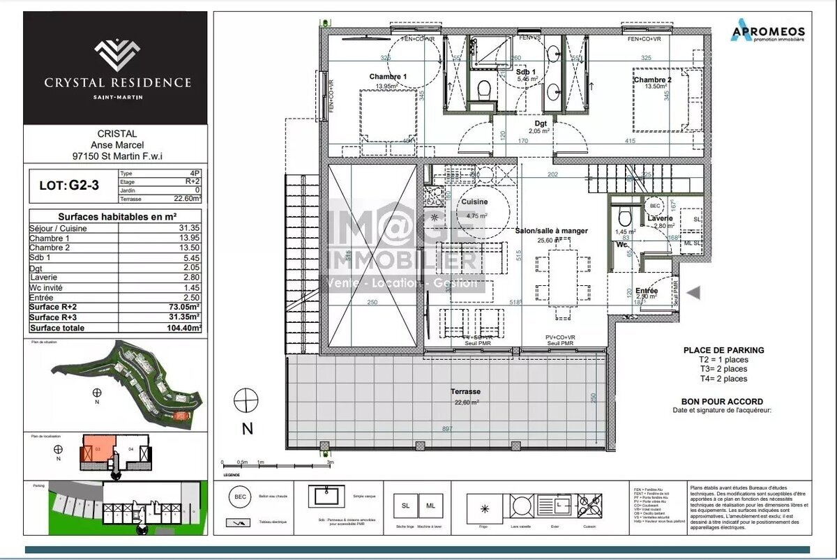 Anse Marcel t4 Roof Top Private Pool On Roof 105m2