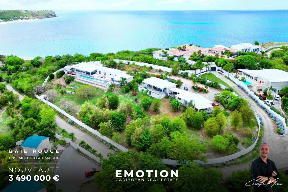 Magnificent Villa with sea view, Baie Rouge