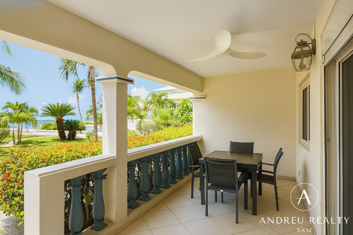 Condo en bord de mer – Simpson Bay Beach